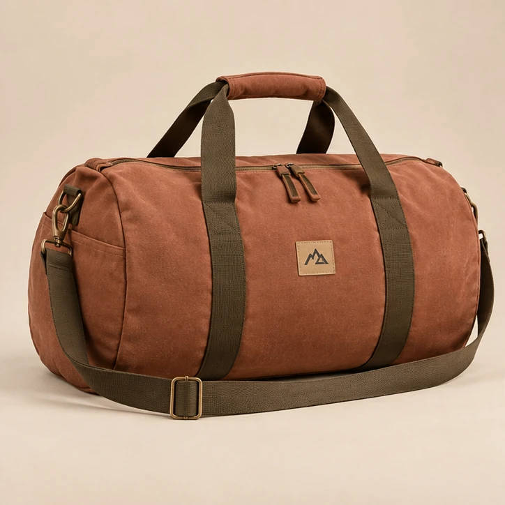 Campbound Canvas Duffel in Clay